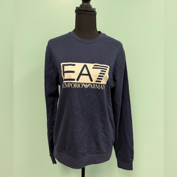 Emporio Armani Other - Emporio Armani ea7 logo sweatshirt crewneck in navy size s
